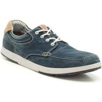 clarks norwin vibe mens casual shoes mens shoes in blue