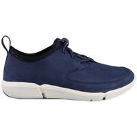 clarks triflow form mens shoes in blue