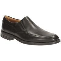 Clarks Unbizley Lane Mens Formal Shoes men\'s Loafers / Casual Shoes in black
