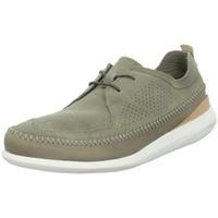 clarks pitman free mens casual shoes in green