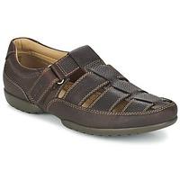 clarks recline open mens sandals in brown