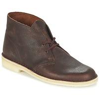 clarks desert boot mens mid boots in brown
