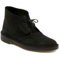 clarks desert boot navy suede mens mid boots in multicolour