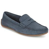 clarks reazor drive mens loafers casual shoes in blue