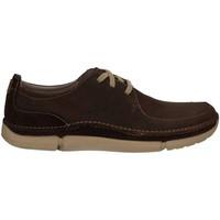 Clarks 115201 Shoes with laces Man Brown men\'s Casual Shoes in brown