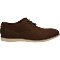 clarks 114889 shoes with laces man brown mens casual shoes in brown