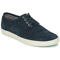 clarks torbay lace mens shoes trainers in blue