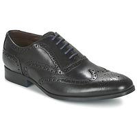 clarks banfield limit mens smart formal shoes in black