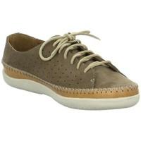 clarks veho edge mens shoes trainers in brown