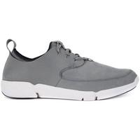 clarks triflow form mens shoes trainers in grey