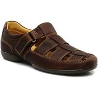 clarks recline open mens sandals in brown