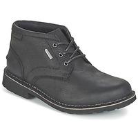 clarks lawes mid gtx mens mid boots in black