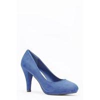 classic suedette pump heels