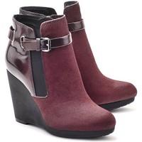 clarks note crisp womens low ankle boots in multicolour