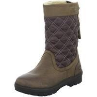 clarks icey mid gtx womens high boots in brown