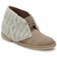clarks desert boot womens mid boots in brown