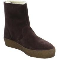 clarks jez ice womens snow boots in brown