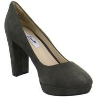 clarks kendra sienna womens court shoes in grey