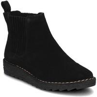 clarks olso chelsea womens shoes high top trainers in black