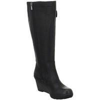 clarks natira kitra womens high boots in black