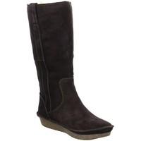 clarks lima rhapsody womens high boots in brown