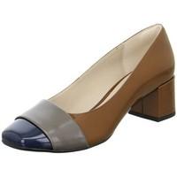 clarks chinaberry sky womens court shoes in brown