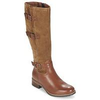 clarks tamro marina womens high boots in brown