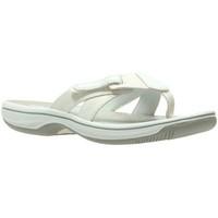 clarks brinkley calm womens toe post sandals womens flip flops sandals ...