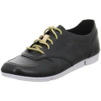 clarks tri actor womens shoes trainers in black