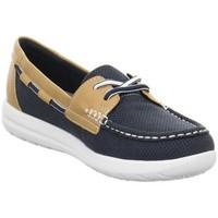 clarks jocolin vista womens shoes trainers in blue