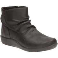 clarks sillian chell womens casual boots womens mid boots in black