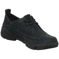 clarks tri angel womens casual shoes in black