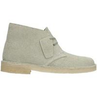 clarks desert boot pale green womens mid boots in multicolour