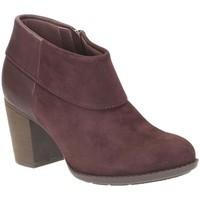 Clarks Enfield Canal Womens Casual Ankle Boots women\'s Low Ankle Boots in purple
