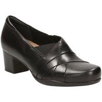 Clarks Rosalyn Adele Wide Womens Smart Shoes women\'s Court Shoes in black