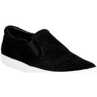 clarks glove puppet black sde womens slip ons shoes in black