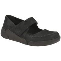 clarks tri amanda black combi womens shoes pumps ballerinas in multico ...