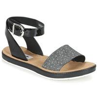 clarks romantic moon womens sandals in black