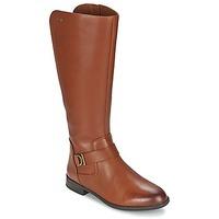 clarks mint treat gtx womens high boots in brown