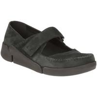 clarks tri amanda womens casual shoes womens shoes in black