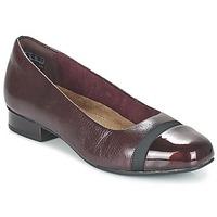 clarks keesha rosa womens shoes pumps ballerinas in red