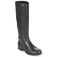 clarks cheshunthi gtx womens high boots in black