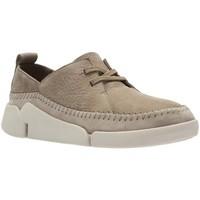 Clarks Tri Angel Womens Wide Casual Shoes women\'s Shoes (Trainers) in BEIGE