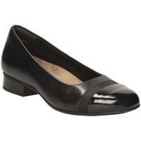 clarks keesha rosa womens casual shoes womens court shoes in black