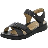 clarks un saffron womens sandals in black