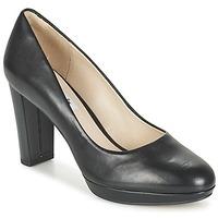 clarks kendra sienna womens court shoes in black