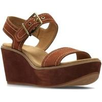 Clarks Aisley Orchid Womens Wedge Heel Sandals women\'s Sandals in brown