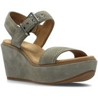 clarks aisley orchid womens wide wedge heel sandals womens sandals in  ...