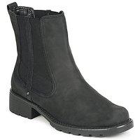 clarks orinoco club womens low ankle boots in black