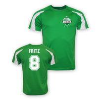 clemens fritz werder bremen sports training jersey green